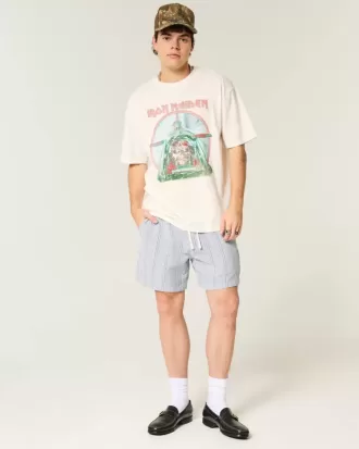 Camiseta gráfica cuadrada de Iron Maiden