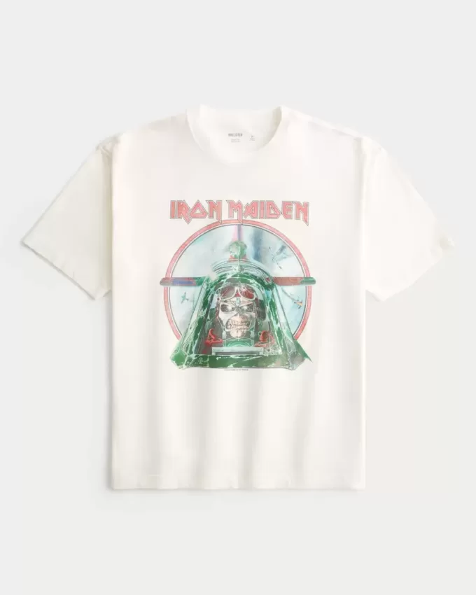 Camiseta gráfica cuadrada de Iron Maiden Camiseta gráfica cuadrada de Iron Maiden