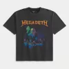 Camiseta gráfica cuadrada de la gira de Megadeth Camiseta gráfica cuadrada de la gira de Megadeth