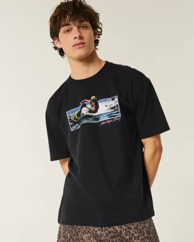 Camiseta gráfica cuadrada de Montego Bay Camiseta gráfica cuadrada de Montego Bay