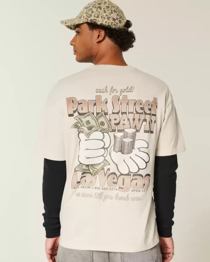 Camiseta gráfica cuadrada de Park Street Pawn Camiseta gráfica cuadrada de Park Street Pawn