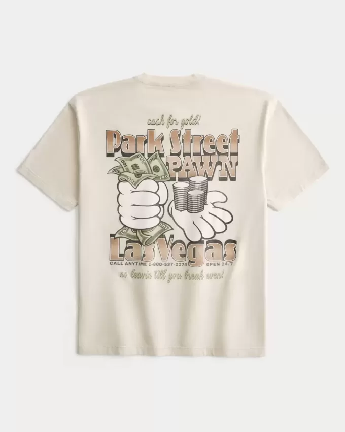 Camiseta gráfica cuadrada de Park Street Pawn Camiseta gráfica cuadrada de Park Street Pawn