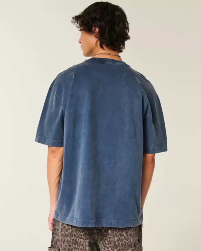 Camiseta gráfica cuadrada de peso pesado de Atenas Camiseta gráfica cuadrada de peso pesado de Atenas