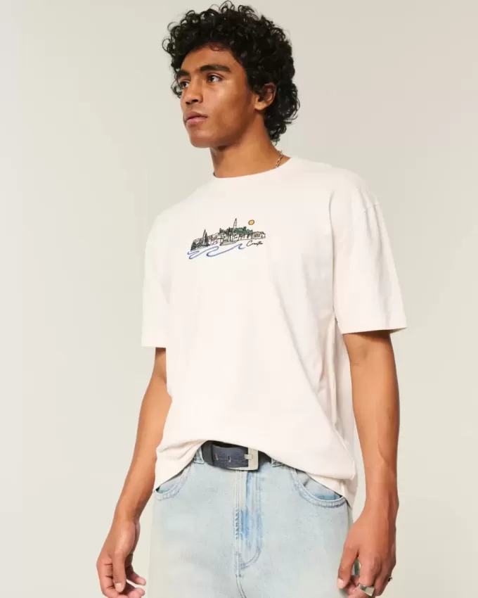 Camiseta gráfica cuadrada de peso pesado de Croacia Camiseta gráfica cuadrada de peso pesado de Croacia