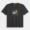 Camiseta gráfica cuadrada de peso pesado de los Looney Tunes