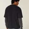 Camiseta gráfica cuadrada de peso pesado de Tokio Camiseta gráfica cuadrada de peso pesado de Tokio