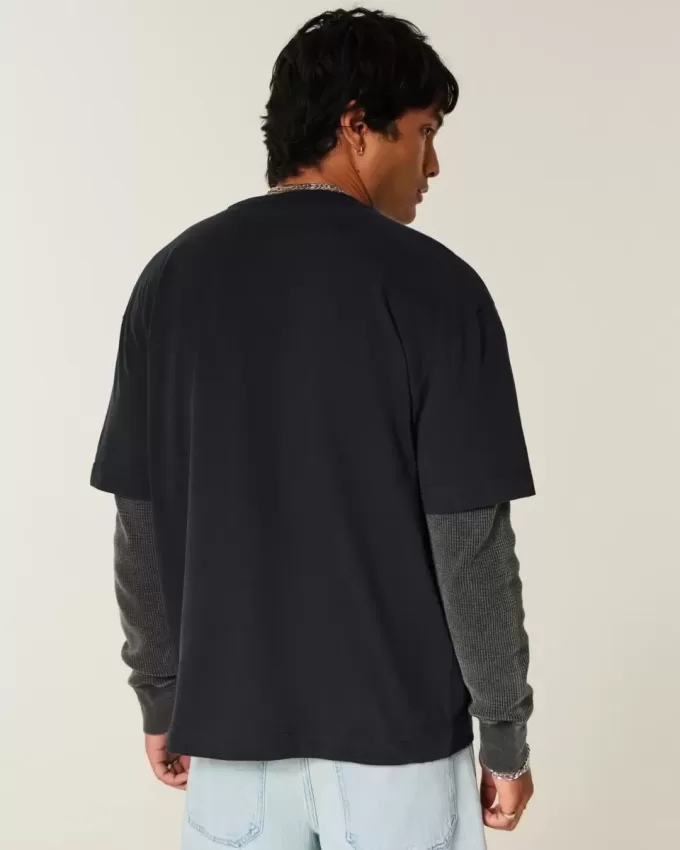 Camiseta gráfica cuadrada de peso pesado de Tokio Camiseta gráfica cuadrada de peso pesado de Tokio