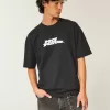 Camiseta gráfica cuadrada de peso pesado sin miedo Camiseta gráfica cuadrada de peso pesado sin miedo