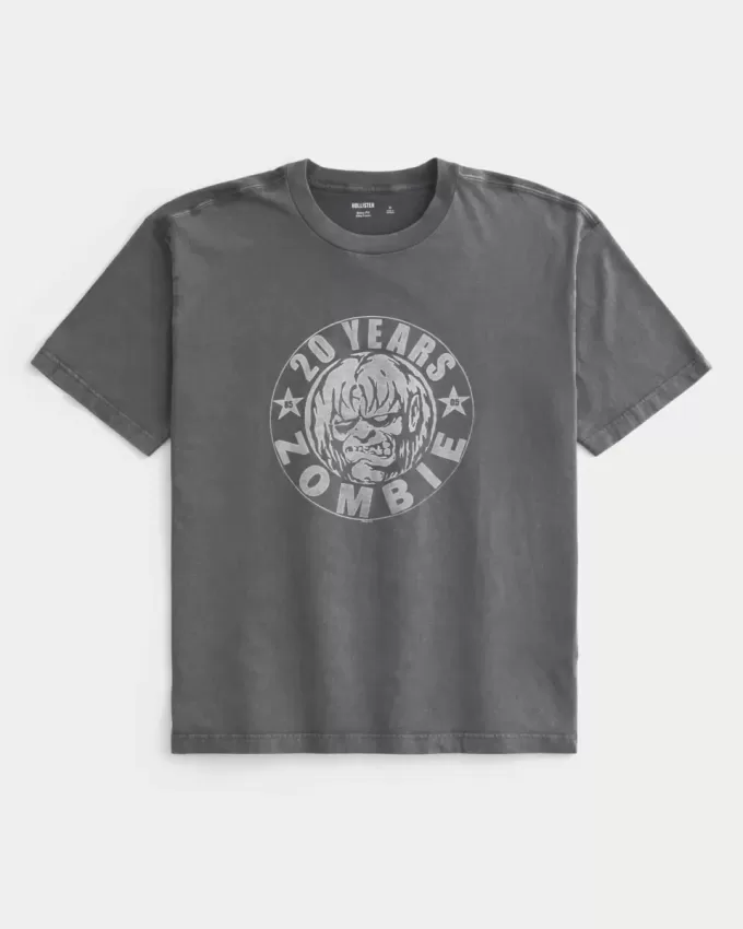 Camiseta gráfica cuadrada de Rob Zombie Camiseta gráfica cuadrada de Rob Zombie