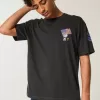 Camiseta gráfica cuadrada de Snoopy USA
