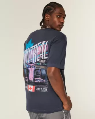 Camiseta gráfica cuadrada del equipo de Fórmula 1 BWT Alpine