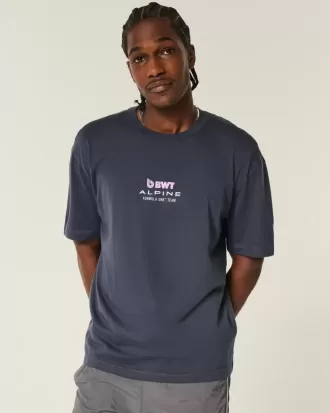 Camiseta gráfica cuadrada del equipo de Fórmula 1 BWT Alpine