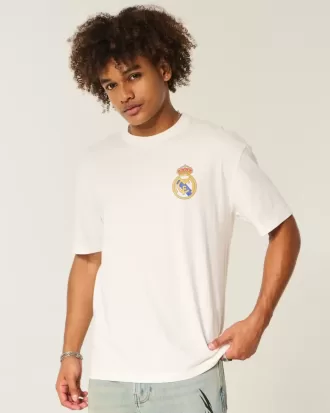 Camiseta gráfica cuadrada del Real Madrid CF