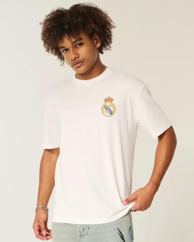 Camiseta gráfica cuadrada del Real Madrid CF Camiseta gráfica cuadrada del Real Madrid CF
