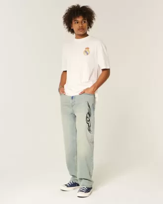 Camiseta gráfica cuadrada del Real Madrid CF