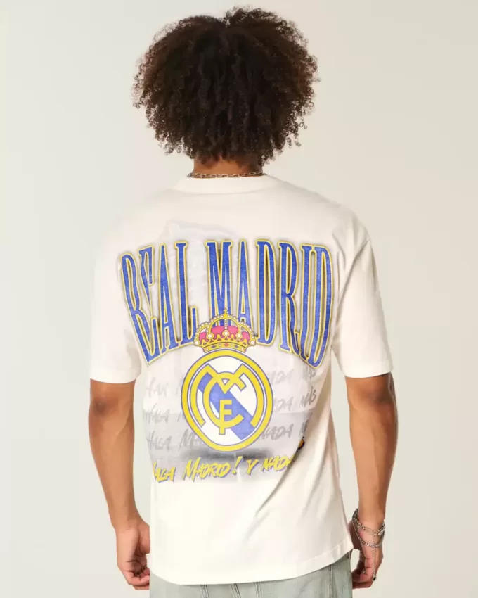 Camiseta gráfica cuadrada del Real Madrid CF Camiseta gráfica cuadrada del Real Madrid CF