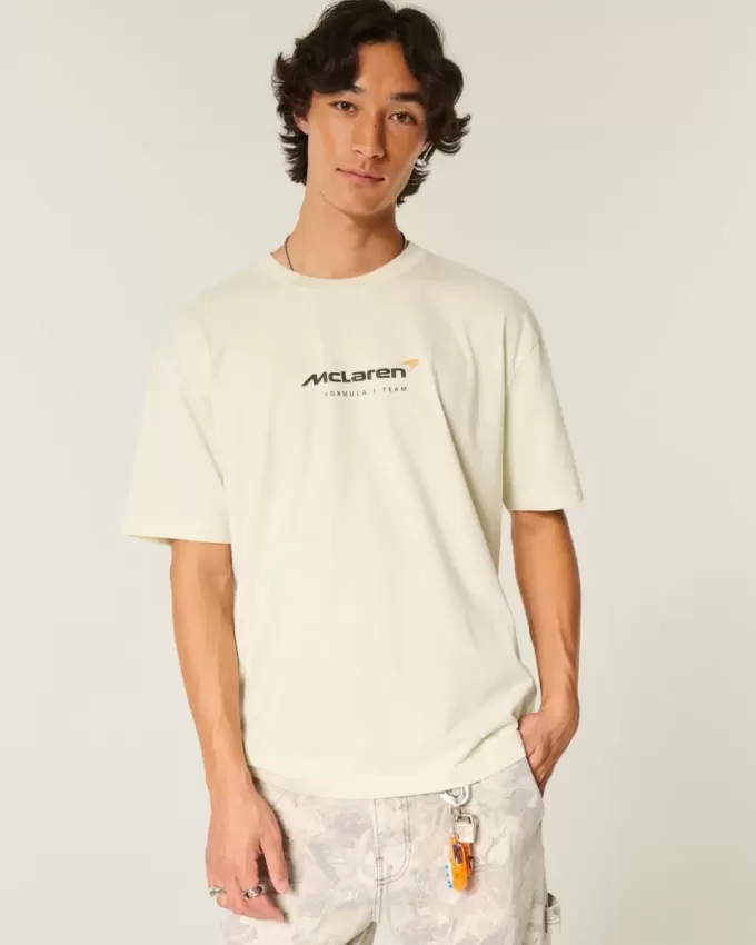Camiseta gráfica cuadrada McLaren