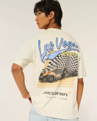 Camiseta gráfica cuadrada McLaren