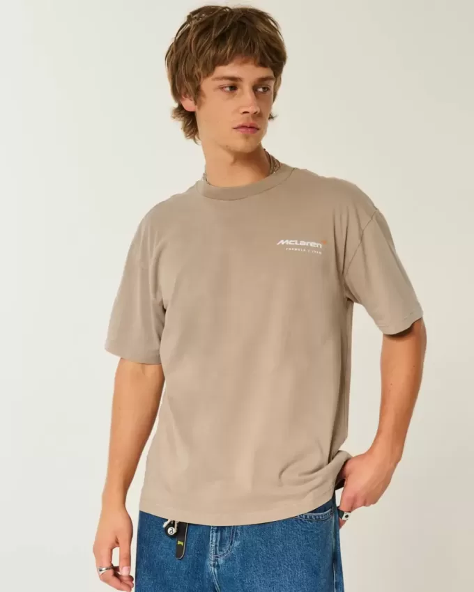 Camiseta gráfica cuadrada McLaren
