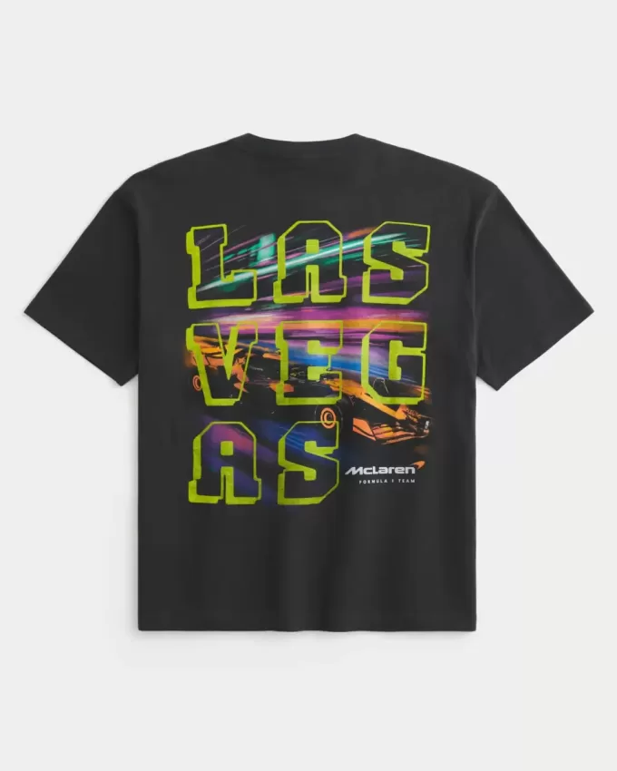Camiseta gráfica cuadrada McLaren