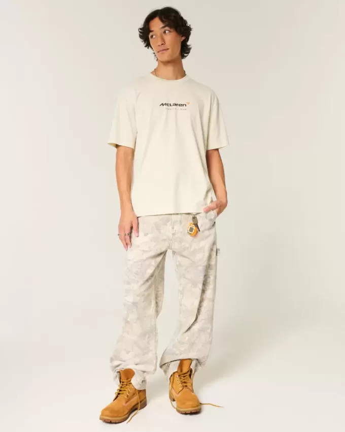 Camiseta gráfica cuadrada McLaren