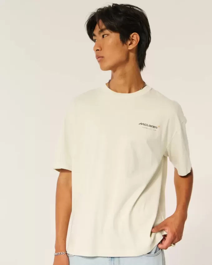 Camiseta gráfica cuadrada McLaren
