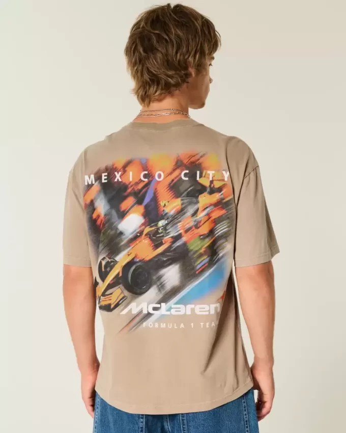 Camiseta gráfica cuadrada McLaren