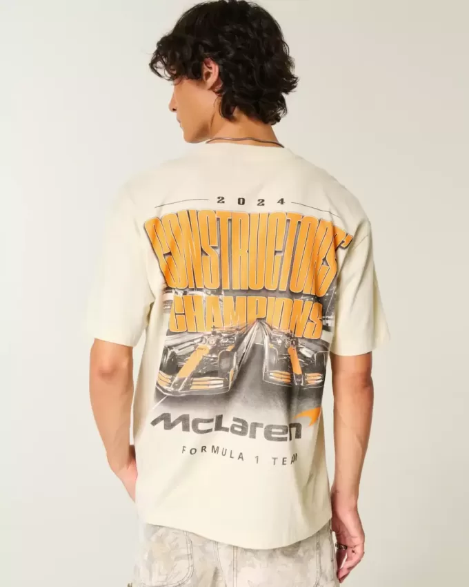 Camiseta gráfica cuadrada McLaren