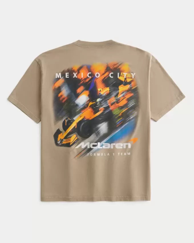 Camiseta gráfica cuadrada McLaren