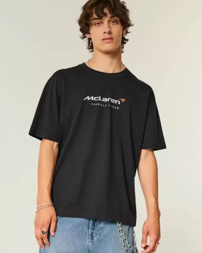 Camiseta gráfica cuadrada McLaren
