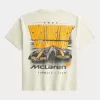 Camiseta gráfica cuadrada McLaren