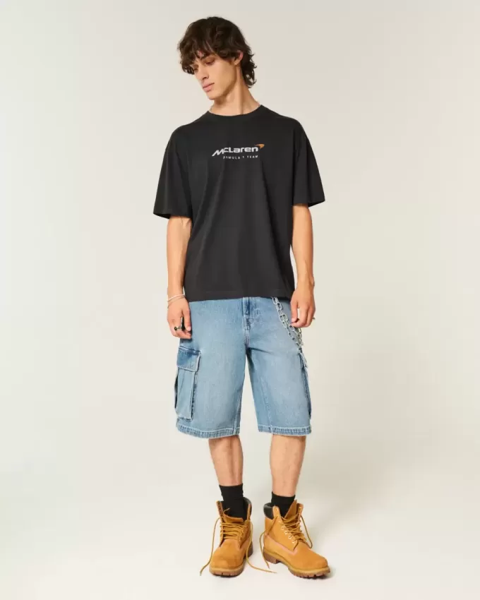Camiseta gráfica cuadrada McLaren