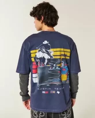 Camiseta gráfica cuadrada Oracle Red Bull Racing
