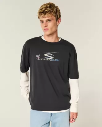 Camiseta gráfica cuadrada WWE SummerSlam