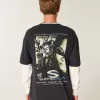 Camiseta gráfica cuadrada WWE SummerSlam Camiseta gráfica cuadrada WWE SummerSlam