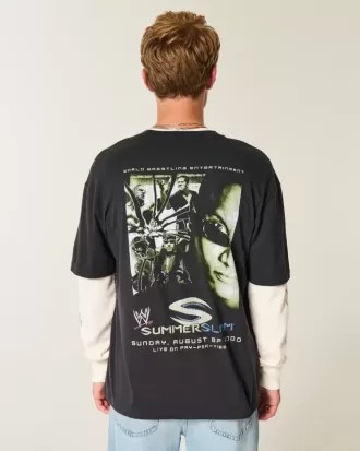 Camiseta gráfica cuadrada WWE SummerSlam