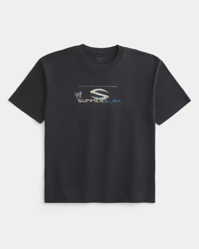 Camiseta gráfica cuadrada WWE SummerSlam Camiseta gráfica cuadrada WWE SummerSlam