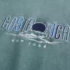 Camiseta gráfica cuadrada y pesada de Costa Rica Camiseta gráfica cuadrada y pesada de Costa Rica