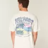 Camiseta gráfica cuadrada y pesada de Key West Camiseta gráfica cuadrada y pesada de Key West