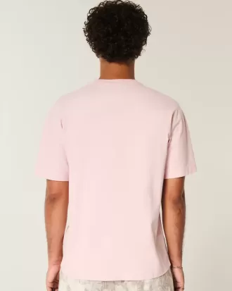 Camiseta gráfica cuadrada y pesada de la Costa de Amalfi