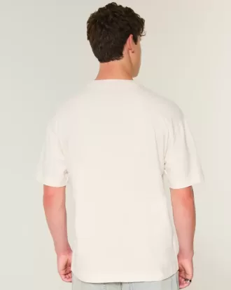 Camiseta gráfica cuadrada y pesada de Newport Beach