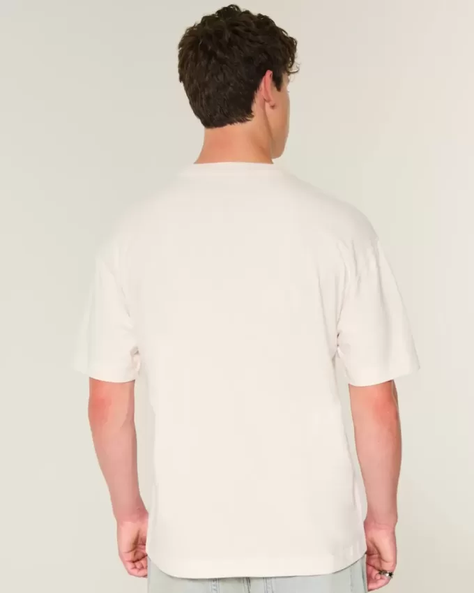 Camiseta gráfica cuadrada y pesada de Newport Beach Camiseta gráfica cuadrada y pesada de Newport Beach