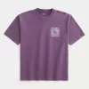 Camiseta gráfica cuadrada y pesada de Nuestro Mundo Camiseta gráfica cuadrada y pesada de Nuestro Mundo