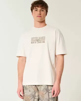 Camiseta gráfica cuadrada y pesada de Outer Banks Camiseta gráfica cuadrada y pesada de Outer Banks