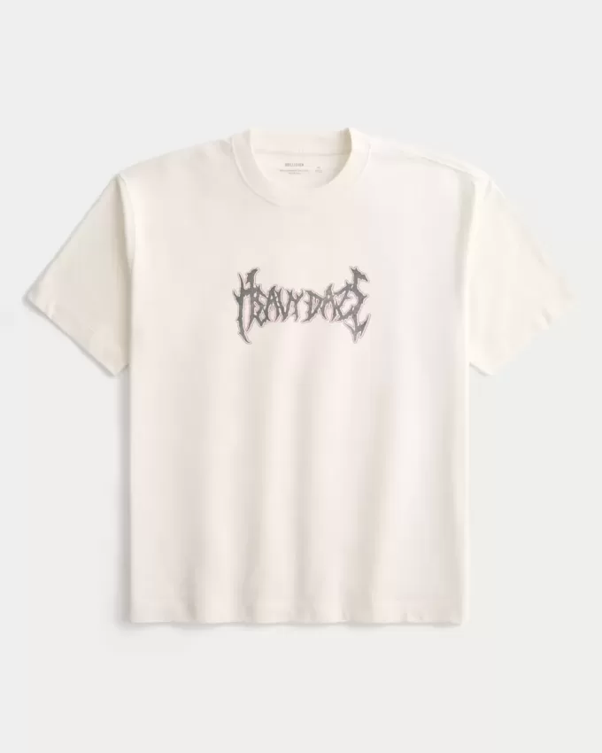 Camiseta gráfica cuadrada y pesada Heavy Daze Camiseta gráfica cuadrada y pesada Heavy Daze