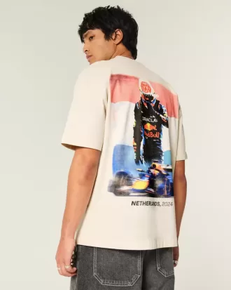 Camiseta gráfica cuadrada y pesada Oracle Red Bull Racing Camiseta gráfica cuadrada y pesada Oracle Red Bull Racing