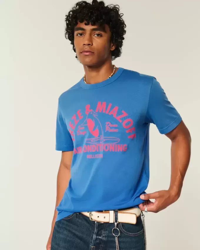 Camiseta gráfica de aire acondicionado de Freze & Miazoff Camiseta gráfica de aire acondicionado de Freze & Miazoff