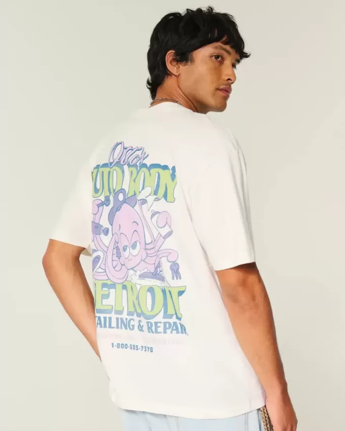 Camiseta gráfica de carrocería de Boxy Otto Camiseta gráfica de carrocería de Boxy Otto
