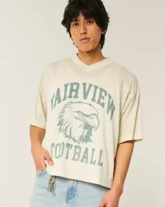 Camiseta gráfica de fútbol Fairview con corte cuadrado