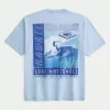 Camiseta gráfica de surf hawaiana cuadrada Camiseta gráfica de surf hawaiana cuadrada